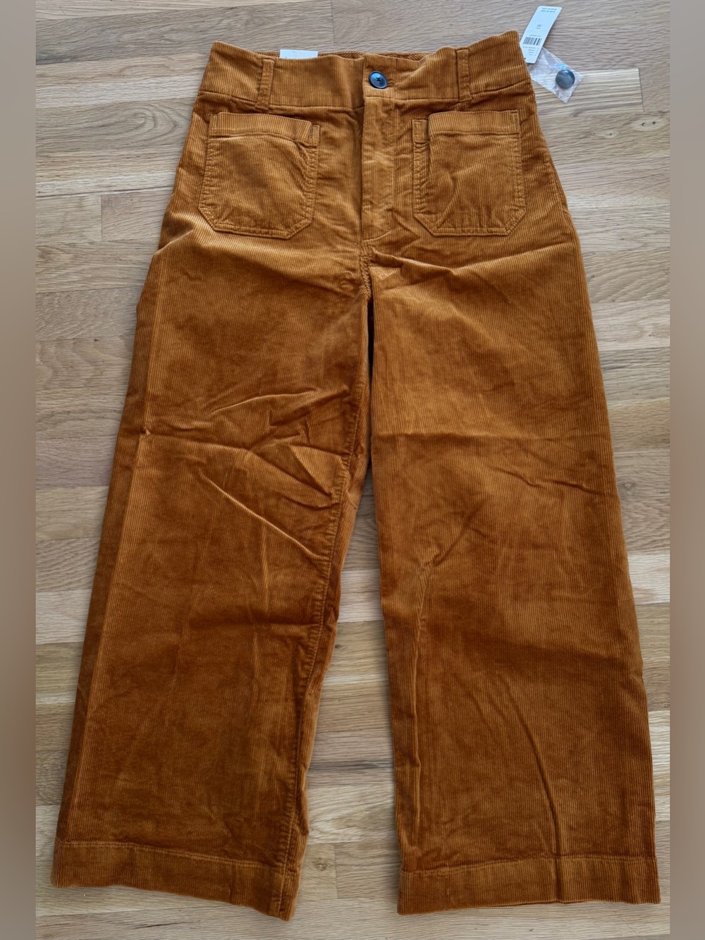 Anthropologie Maeve The Colette Cropped Wide-Leg Corduroy size 30